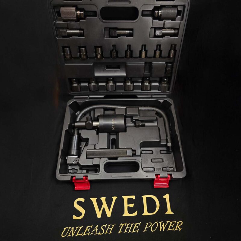 SWED1 23-delars pneumatiskt dieselinsprutardemonteringsset